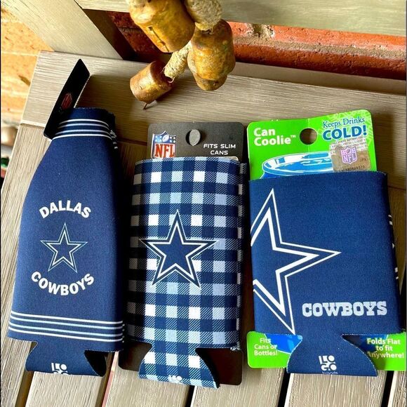 NFL Other - Nfl Dallas Cowboys Koozies 3 piece bundle licensed